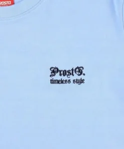 Damska niebieska koszulka PROSTO T-shirt Gothi XS