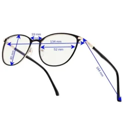 Damskie okulary +0.50 do czytania i komputera z filtrem Blue Light STL277