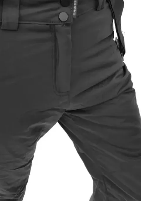 DAMSKIE SPODNIE NARCIARSKIE ZIMOWE SNOWBOARDOWE ZIMA CZARNE roz. XL