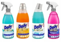 Dasty Zestaw Chemii Domowej - Podłogi, Szyby, Łazienka, Wc