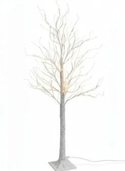 Dekoracyjne Drzewko LED Wierzba Białe 150cm z Ciepłym Światłem