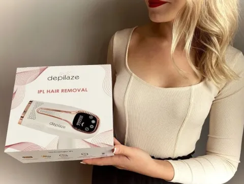 Depilator IPL bezbolesny Depilaze bikini + pudełko na depilator laserowy
