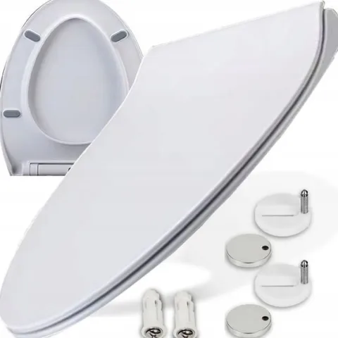 Deska sedesowa wolnoopadajaca uniwersalna do WC klozetowa twarda easy clean