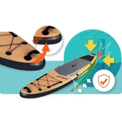Deska SUP Aquasurf 320 x 84 x 15 cm Neo-Sport 170212