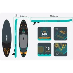 Deska SUP Aquasurf 320 x 84 x 15 cm Neo-Sport 170207