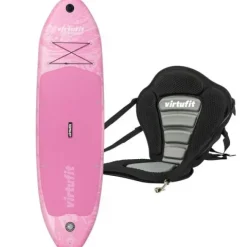 Deska SUP VirtuFit Cruiser 305 różowa – z siedziskiem, wiosłem i torbą