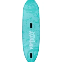 Deska SUP VirtuFit Surfer 305 – turkusowa, osłona przeciwwiatrowa, akcesoria