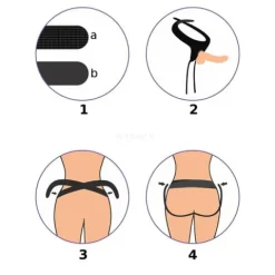 Dildo Strap-On, Sex Penis Strap On Dla Kobiet Na Pasie, Pełna Proteza