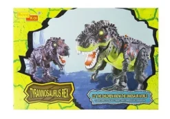 Dinozaur Na Baterie Tyranozaur Rex Chodzący Brązowy