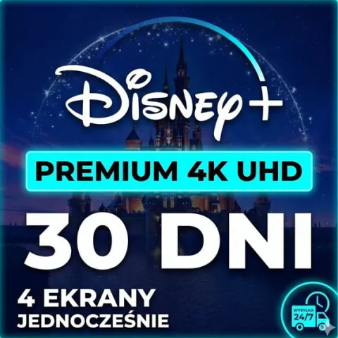 Disney Plus + Premium 4K UHD na 30 Dni