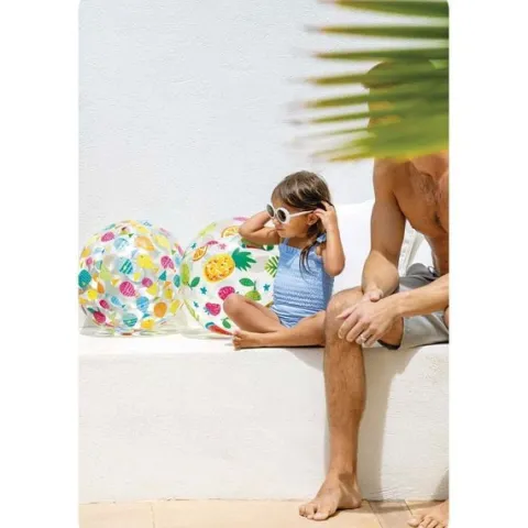 Dmuchana piłka plażowa wesołe rybki 51 cm INTEX 59040