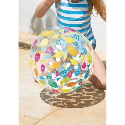 Dmuchana piłka plażowa wesołe rybki 51 cm INTEX 59040