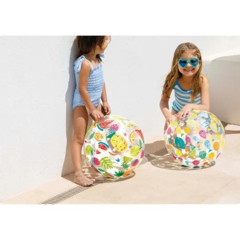 Dmuchana piłka plażowa wesołe rybki 51 cm INTEX 59040