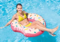 Dmuchane koło do pływania cukierkowy donut 94x23 cm INTEX 56265