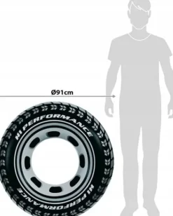 Dmuchane koło opona do pływania Intex 91cm