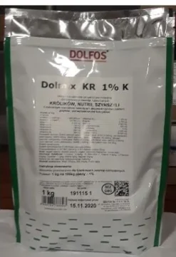 DOLMIX KR 1% K Witaminy dla królików szynszyli 1kg