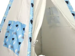 Domek Namiot Dla Dzieci Tipi Indiański Chmurki Wodoodporny Ogród