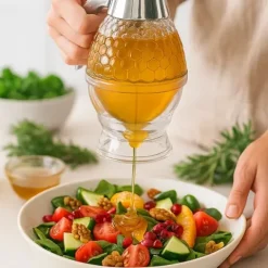 Dozownik na miód dyspenser nalewak pojemnik do miodu syropu czekolady 200ml
