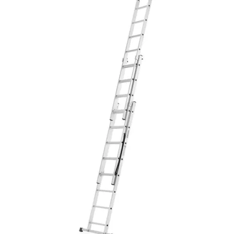 Drabina aluminiowa z opcją na schody 3x8 HIGHER 4,70m Hobby 150kg