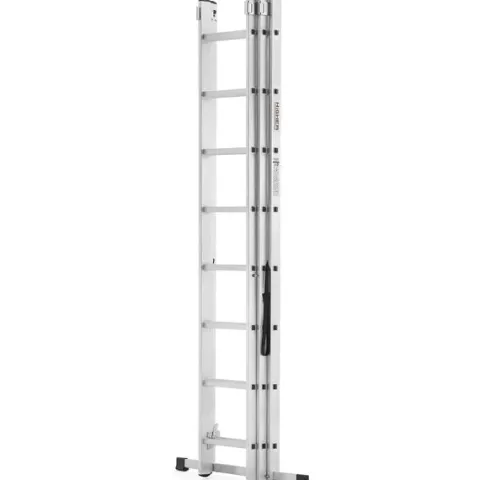 Drabina aluminiowa z opcją na schody 3x8 HIGHER 4,70m Hobby 150kg