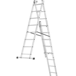 Drabina aluminiowa z opcją na schody 3x8 HIGHER 4,70m Hobby 150kg