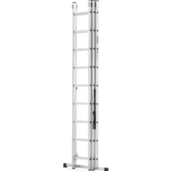 Drabina aluminiowa z opcją na schody 3x9 HIGHER 5,06m Hobby 150kg