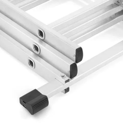 Drabina aluminiowa z opcją na schody 3x9 HIGHER 5,06m Hobby 150kg