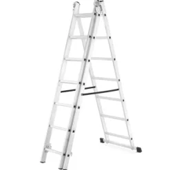 Drabina aluminiowa z opcją na schody 3x7 HIGHER 4,25m Home 150kg