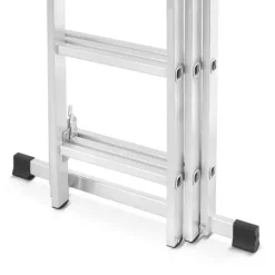 Drabina aluminiowa z opcją na schody 3x7 HIGHER 4,25m Home 150kg