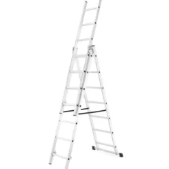 Drabina aluminiowa z opcją na schody 3x7 HIGHER 4,25m Home 150kg