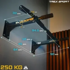 Drążek do podciągania ścienny do ćwiczeń uchwyt na worek 250kg Trex Sport