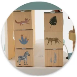 Drewniana zabawka sensoryczna trójkąt NK-860 Nukido