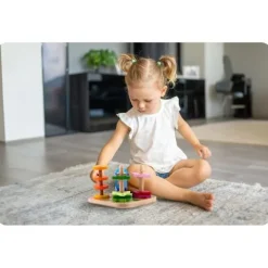 Drewniana zabawka sorter - układanka RK-866 Ricokids