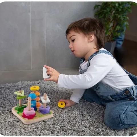 Drewniana zabawka sorter - układanka RK-866 Ricokids
