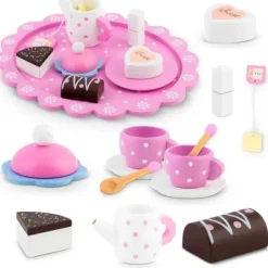 Drewniana zabawka zestaw do herbaty RK-869 Ricokids