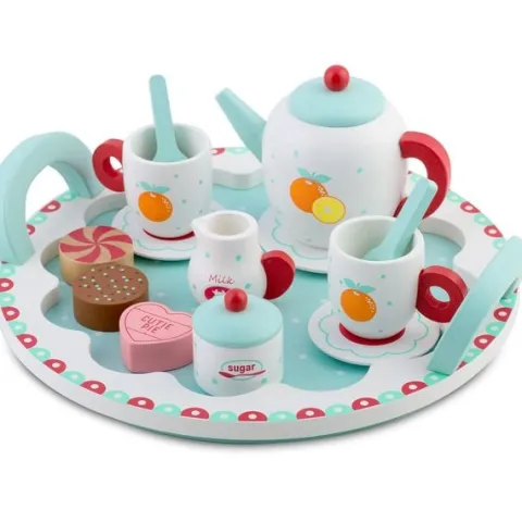 Drewniana zabawka zestaw do herbaty RK-869 Ricokids