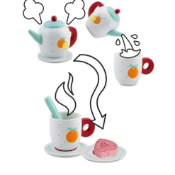 Drewniana zabawka zestaw do herbaty RK-869 Ricokids