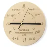 DREWNIANY ZEGAR z GRAWEREM na PREZENT dla NAUCZYCIELA MATEMATYKI
