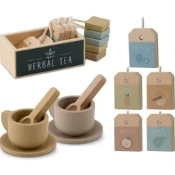 Drewniany zestaw do herbaty NK-864 Nukido