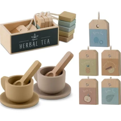Drewniany zestaw do herbaty NK-864 Nukido