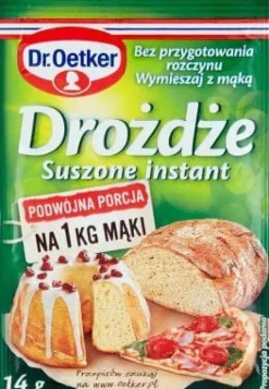 DR OETKER DROŻDŻE INSTANT 14G DUŻE