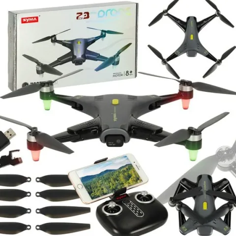 Dron Rc Syma Z3Pro 2.4Ghz 4Ch Wi-Fi Czarny