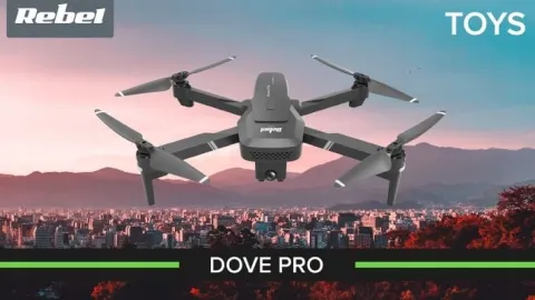 Dron z KAMERĄ AKROBACJE 3 TRYBY auto TRIM powrót GESTY żyroskop APLIKACJA