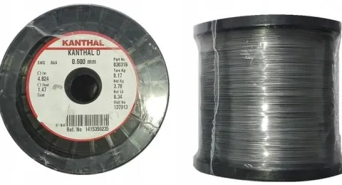 Drut oporowy Kanthal D 0,8 - 30 mb do styropianu grzałek spirali - szwedzki