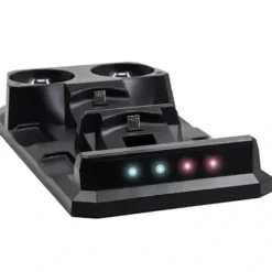 DUŻA Ładowarka STACJA DOKUJĄCA do PS4 DualShock MOVE Kontroler Pad 4w1