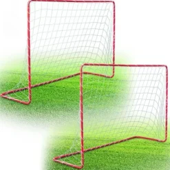 Duża bramka do piłki nożnej zestaw 2 sztuki Neo-Sport 183 x 122 x 61 cm