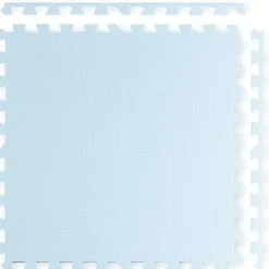 Duża mata piankowa puzzle Ricokids 60x60 cm 4 szt. niebiesko-biała
