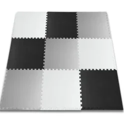 Duża mata piankowe puzzle szachownica Ricokids 180x180cm 9szt