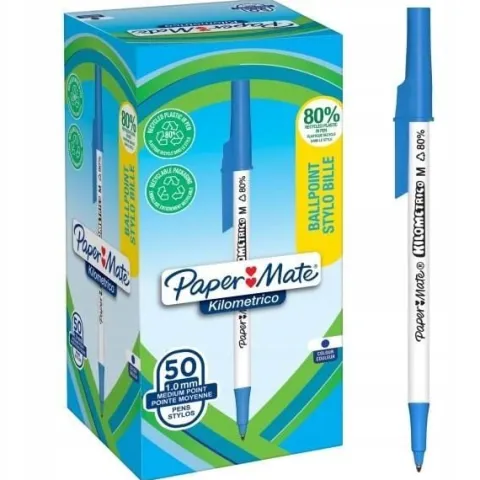 Długopis Kilometrico Recycled Niebie (50) 7025
