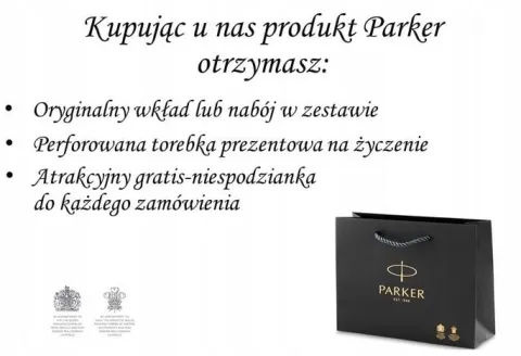 Długopis Parker Jotter Oryginalny czarny z grawerem na prezent etui gratis